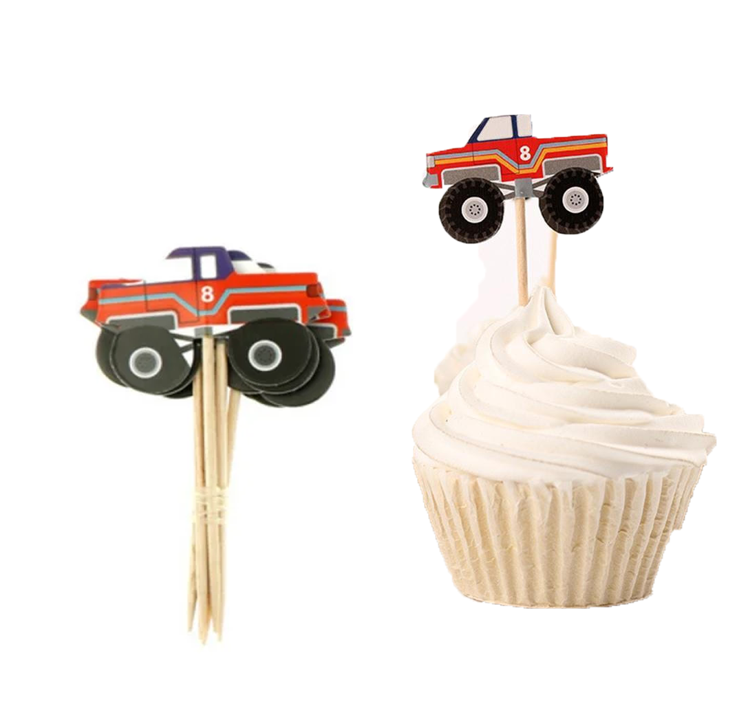 Set decoratiuni briose camioneta, 12 bucati Naty Shop