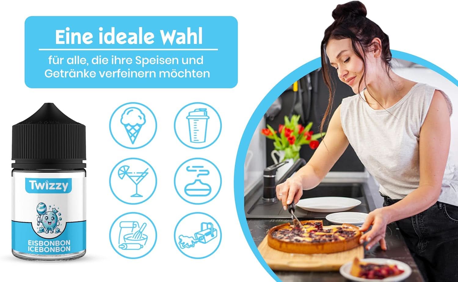 Twizzy Koncentrované Ice Candy Aroma, 60 ml Aromas Naty Shop