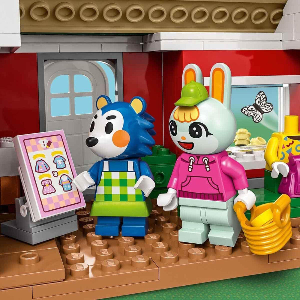Kreativní stavebnice na hrdiny LEGO Animal Crossing Tailoring Sisters, dárek pro dívky, chlapce a fanoušky videoher od 6 let, dobrodružná sada 77055 Stavebnice Besuche den LEGO-Store
