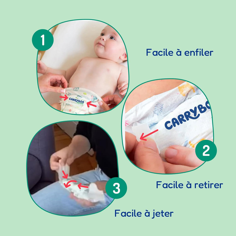 - Velikost plenky 4 (7 – 18 kg) – pro citlivou pokožku – přírodní a velmi savá – nepropustná 12 hodin – ohne unerwünschte Inhaltsstoffe – vyrobeno ve Francii – 132 plen