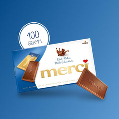 Merci jemná krémová čokoládová tyčinka, 100 gramů Naty Shop Chocolates