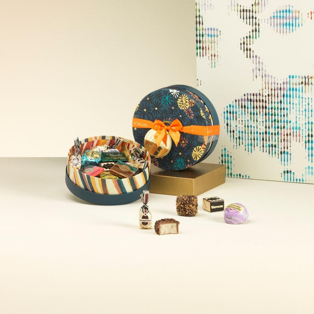 Venchi - Murrine Assorted Chocolate malá dárková krabička, 138 g, bez lepku, bez umělých barviv, bez konzervantů, tip na dárek