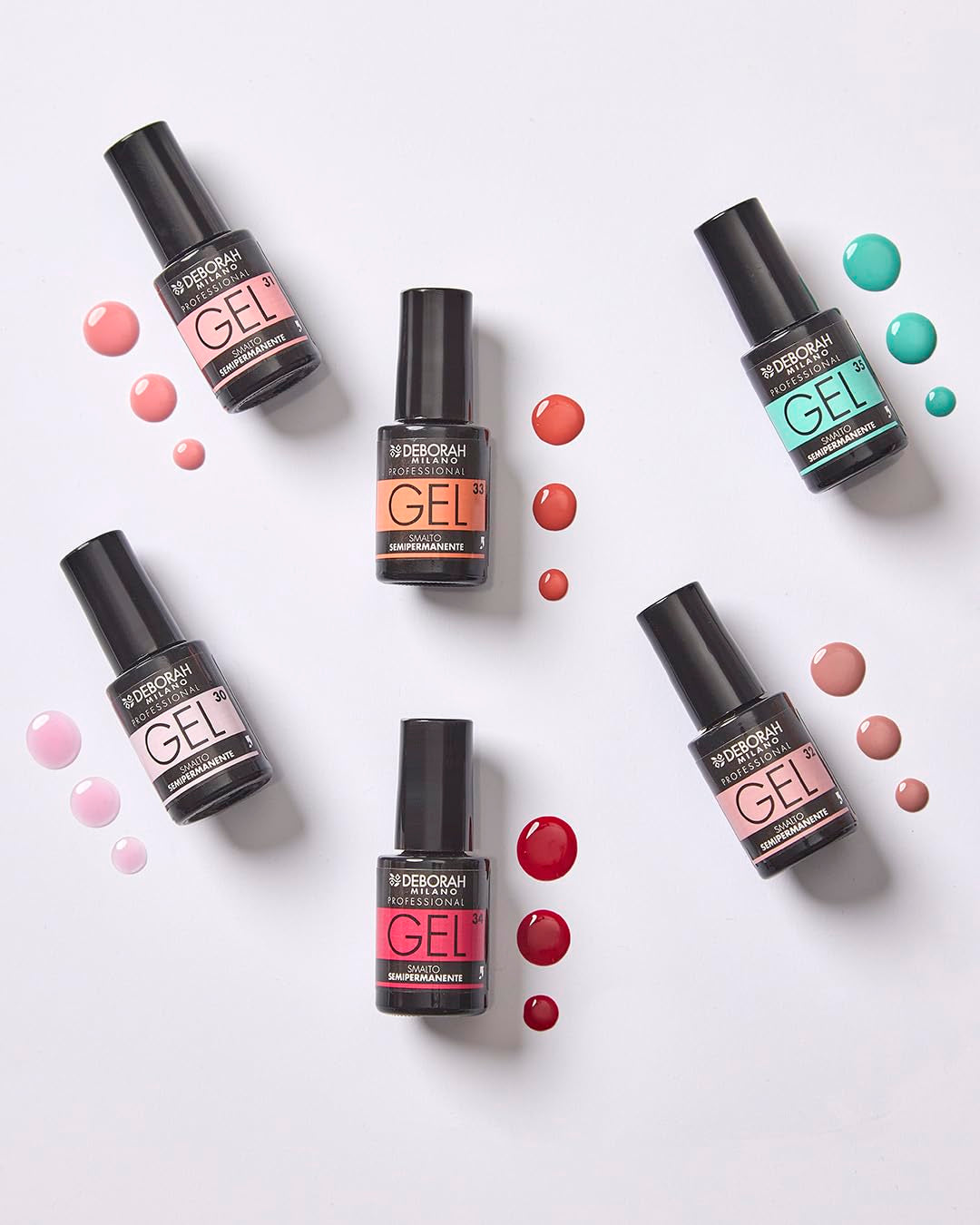 Semipermanentní lak na nehty Milano Professional, no. 30 Babydoll Pink Objemový efekt Dlouhotrvající 100% Vyrobeno v Itálii Poskytuje intenzivní a lesklé nehty 4,5 ml