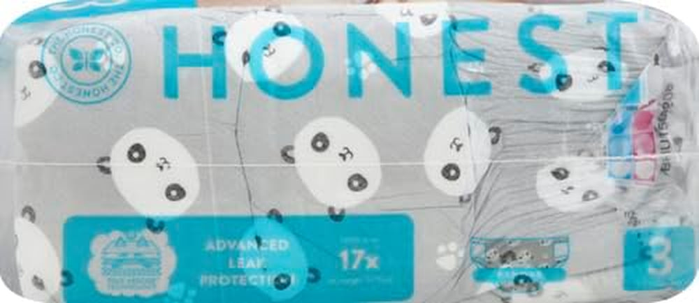 – Ekologické a vysoce kvalitní jednorázové plenky Pandas, velikost 3 (7,3–12,7 kg), 27 kusů