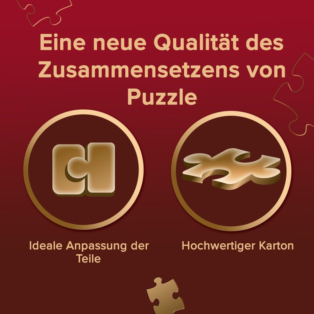 Trefl Premium plus Quality - Puzzle Tea Time: Houses Stoney Lane - 1000 elemente, Serie de imagini nostalgice pictate, Potrivirea ideală a pieselor, Pentru adulți și copii de la 12 ani Puzzle Naty Shop