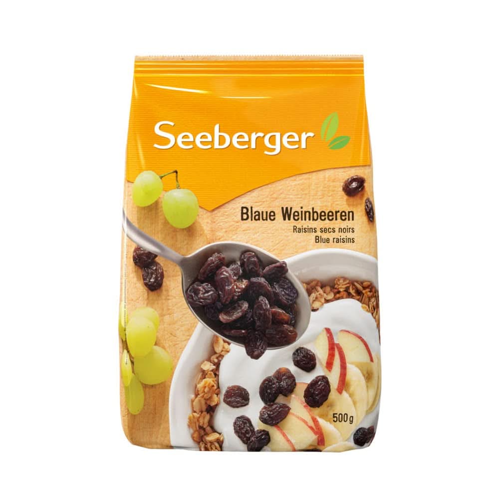 Seeberger, Thompson Juicy-Sweet Raisins bez semen, 8 x 500 gramů Naty Shop Dehydrated Products 8 x 500 gramů