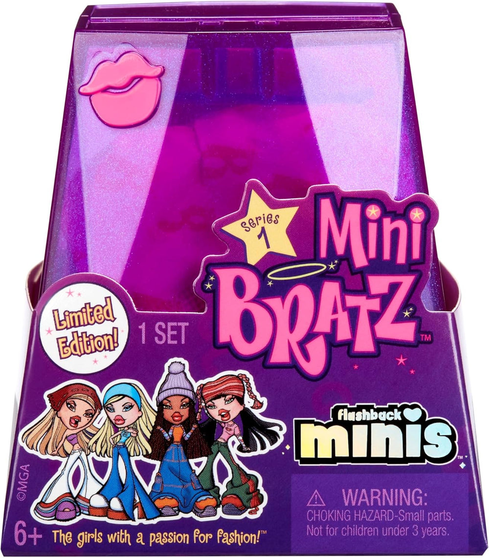 Păpuși Bratz Miniverse MGA's Y2K Nostalgia Flashback Minis Ediție Limitată - PACHET SURPRIZĂ - 2 păpuși Bratz Mini și ambalaj de prezentare - Cadou excelent pentru copii și colecționari cu vârsta de peste 6 ani