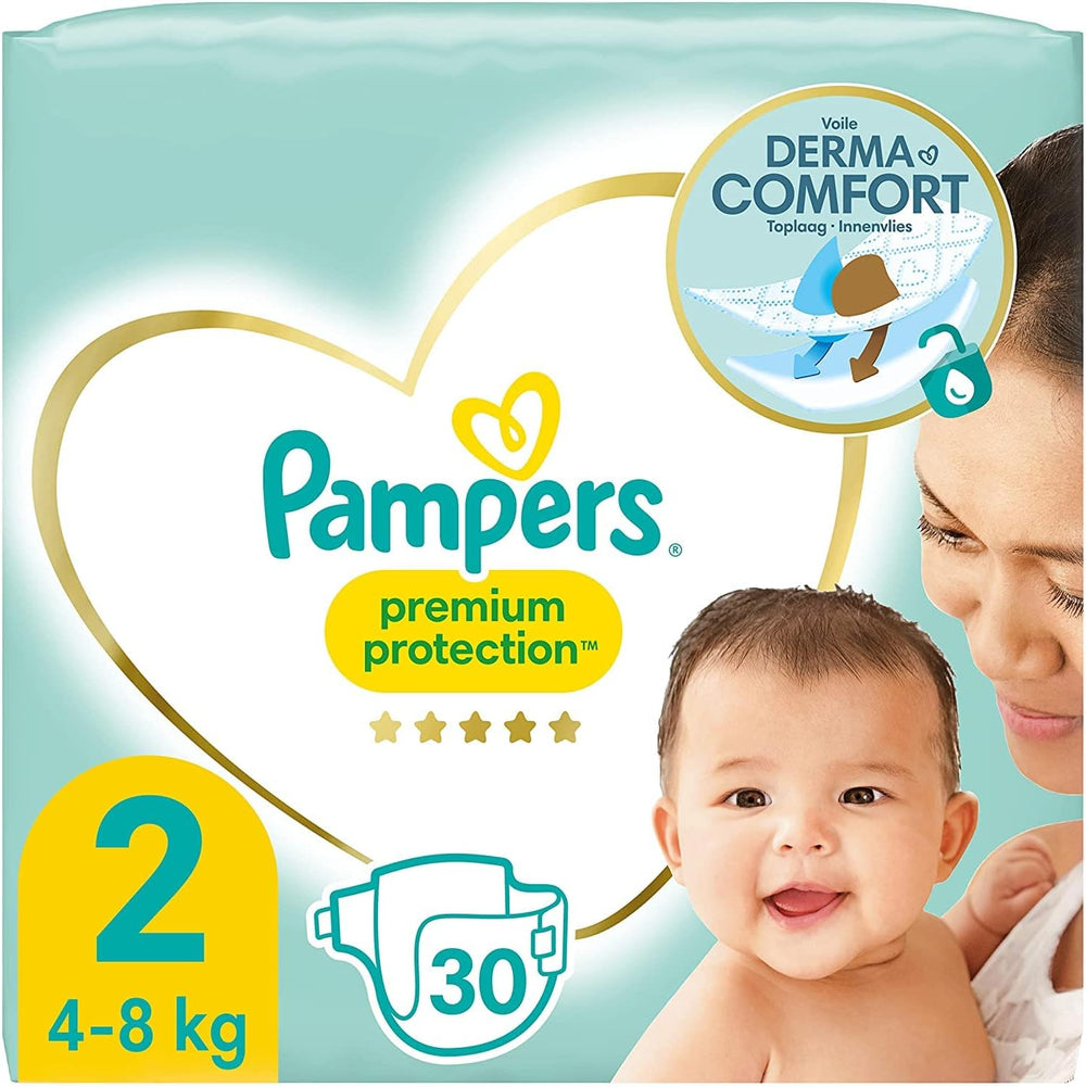 Pampers (stará verze), kalhotky, velikost 4, 9kg-15kg, tři balení (1 x 88 plen)
