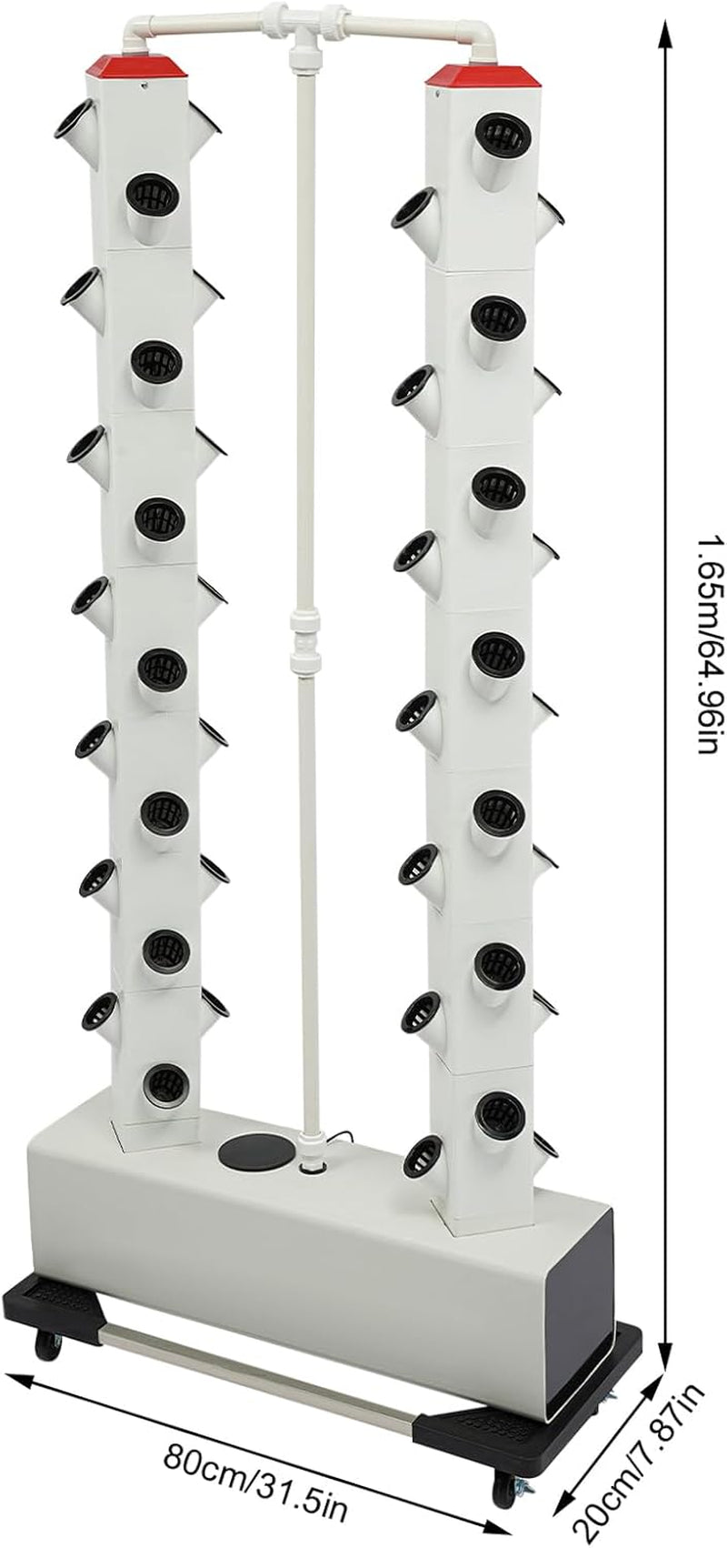56 otvorů, 7 úrovní, hydroponický systém, bezzemní pěstební systém, Grow kit