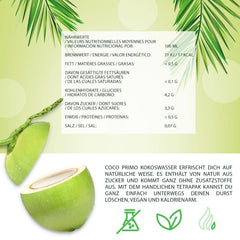 Kokosová voda, čistá, sportovní nápoj, žízeň, 12 x 330 ml nealkoholické nápoje Naty Shop