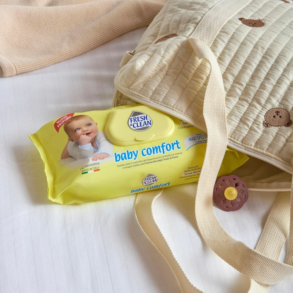 Milleusi Classic Fresh & Clean, vlhčené ubrousky, 72 ks Dětské vlhčené ubrousky Naty Shop