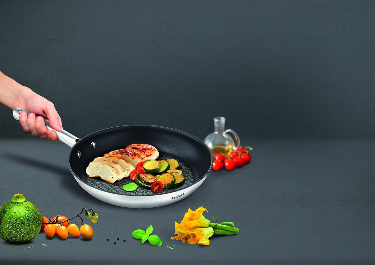 TEFAL DUETTO Sada pánví 3 kusy 20/24/28 cm, indukce Hrnce a pánve Naty Shop