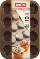 Zenker, forma na muffiny průměr Ø 7 cm, MOJAVE GOLD Formy a plechy na pečení Naty Shop
