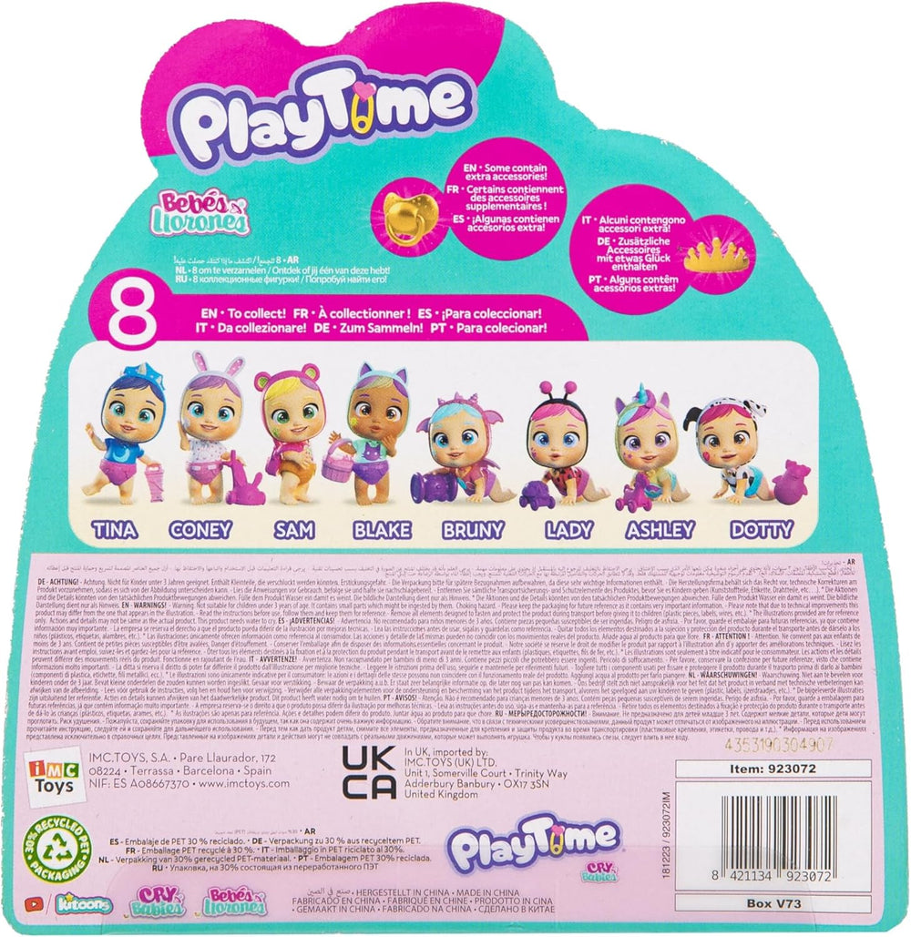 Cry Babies Playtime Day Care Lady, Puppenhaus Day Care Baby mit einem großen interaktiven Zubehör, sie weinen echte Tränen, Werden zufällig gesendt, for Kinder 4 bis 6 years