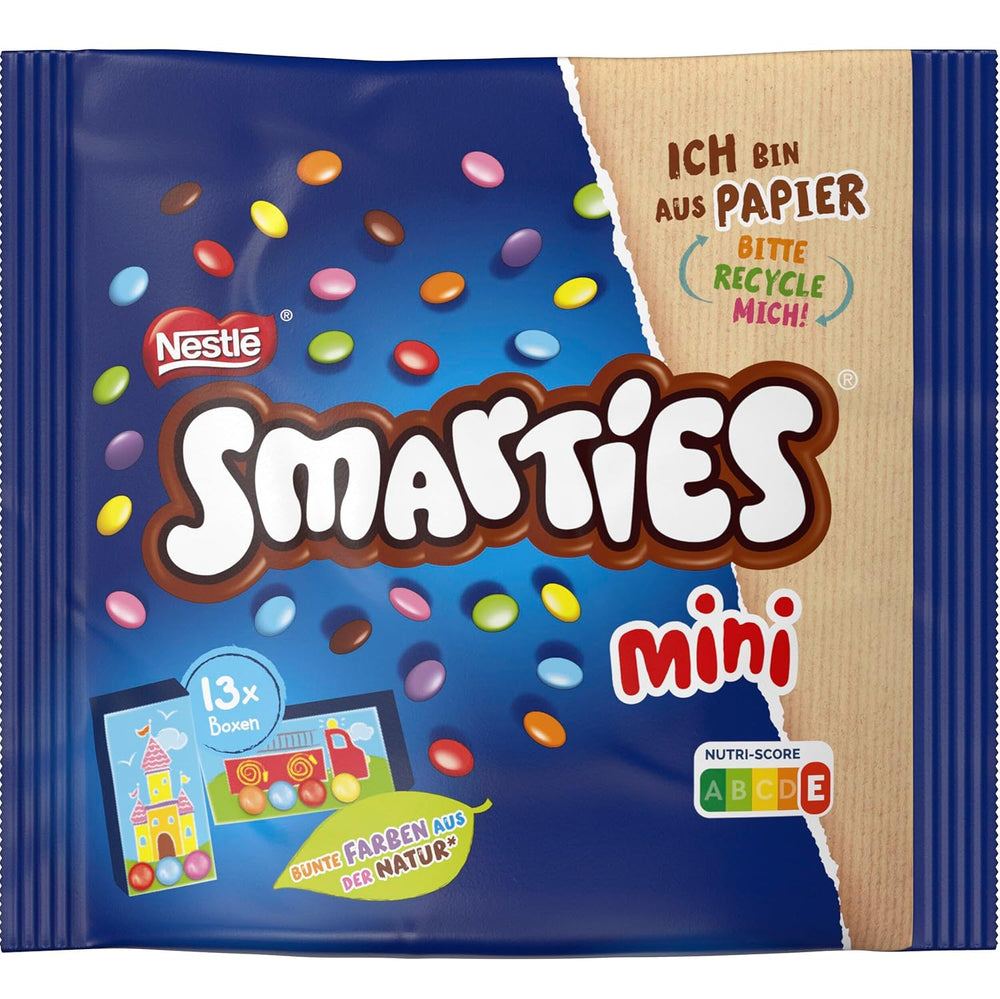 Nestlé SMARTIES Mini, malá čočka s mléčnou čokoládou, jednotlivě balené, balení 16 ks (16 x 187 g)