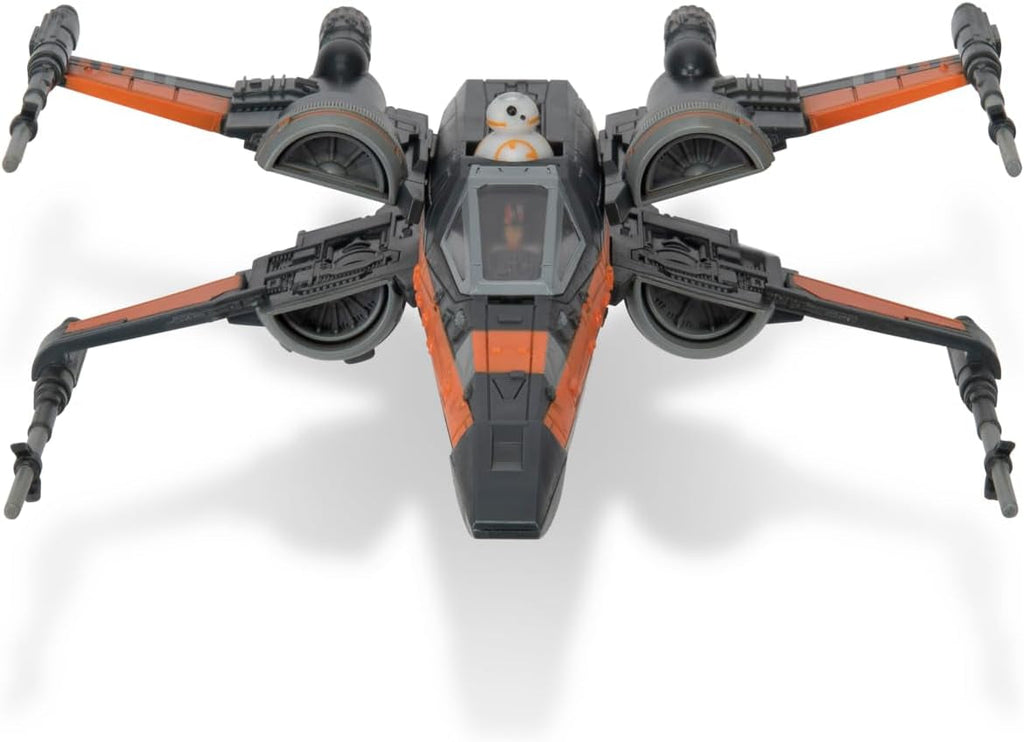 Bizak Star Wars Micro Galaxy Squadron Poe Dameron T-70 X-Wing 12 Cm Vehicul cu două figuri Poe Dameron și BB8 (62610040) Action figures Naty Shop
