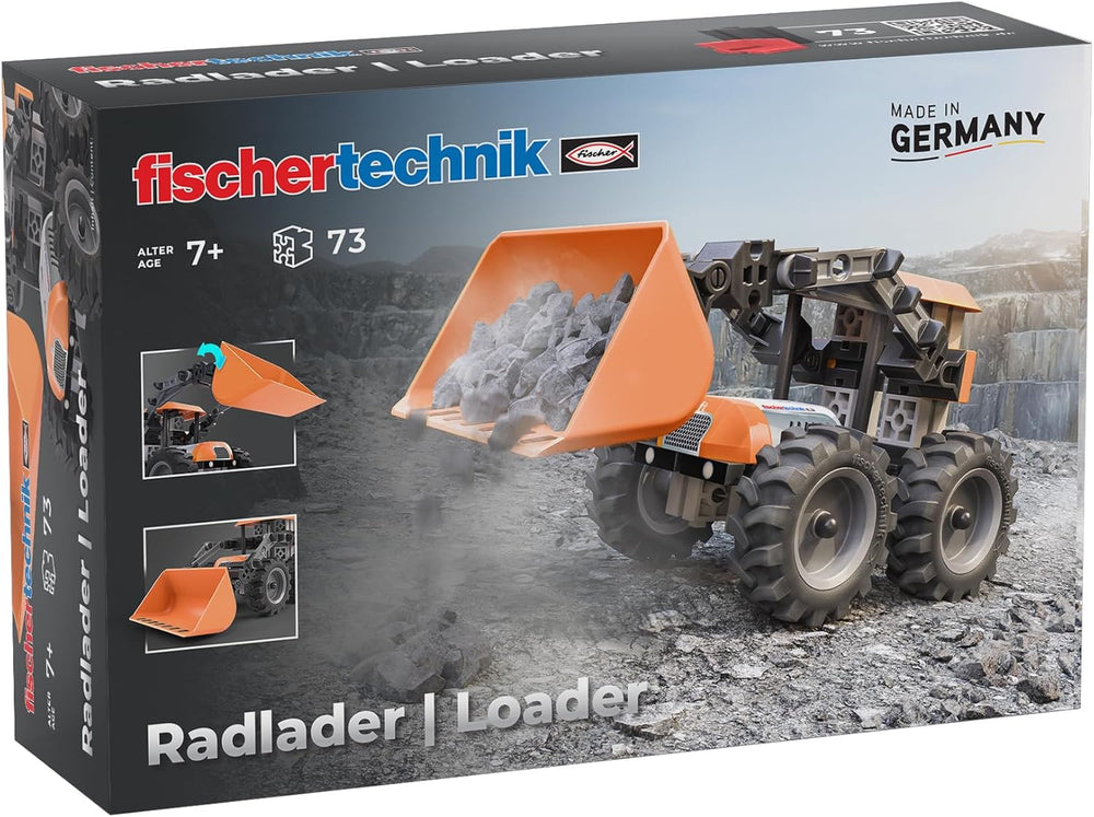 fischertechnik Truck 576105 – pädagogisches Konstruktionsspielzeug, LKW-Spielzeug-Bausatz für Kinder ab 7 Jahren, oranžová