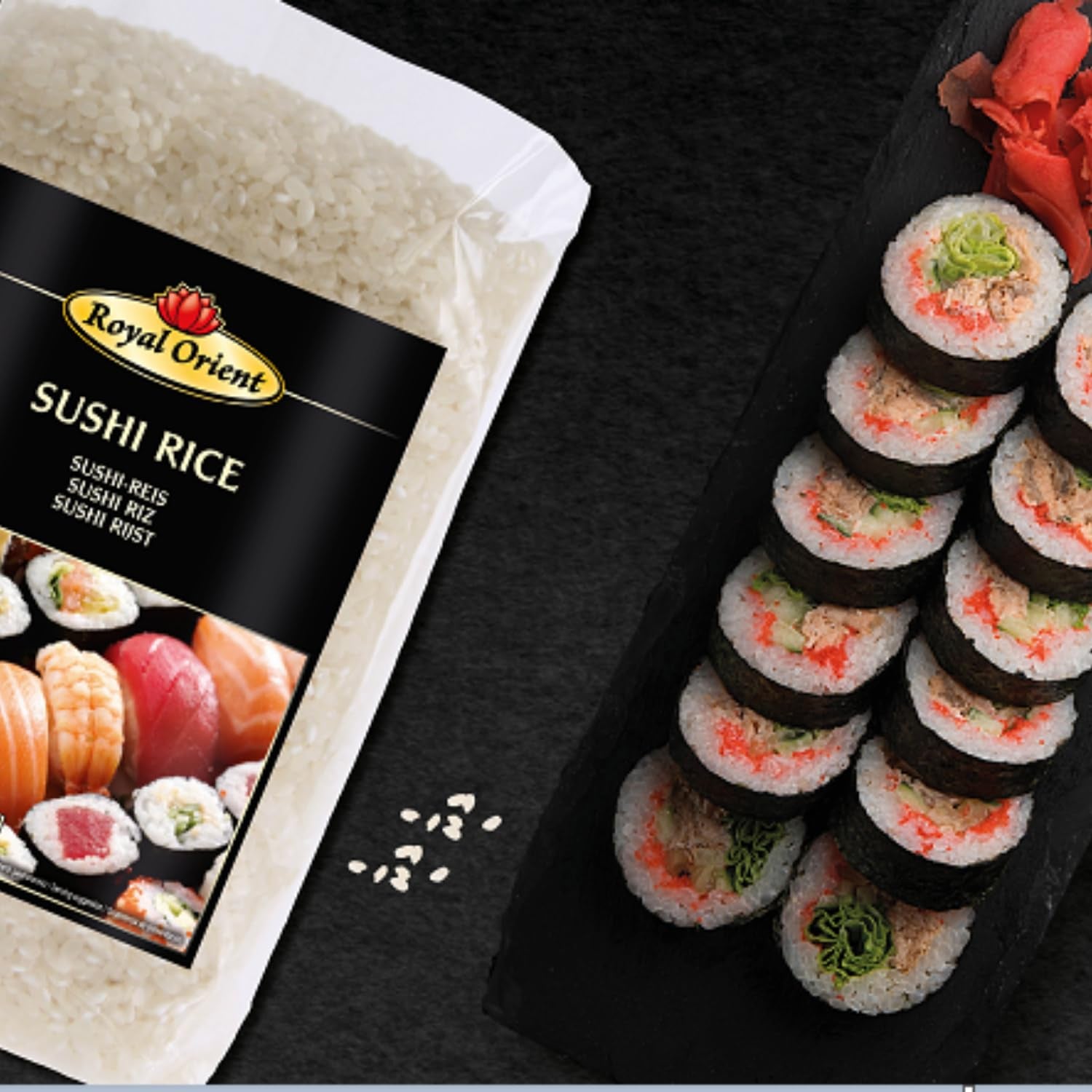 Royal Orient – ​​rýže na sushi – (1 x 1 kg)