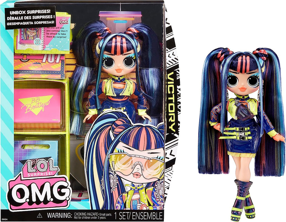L.O.L. Překvapení! OMG Fashion Doll Pearla s 15 překvapeními - módní panenka mořská panna a doplňky - pro děti od 4 let Naty Shop Victorie Dolls