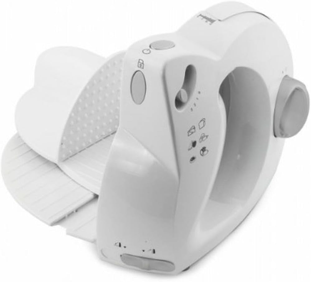 EKM017W Nerezový elektrický kráječ, 150 W drtiče a kráječe Naty Shop