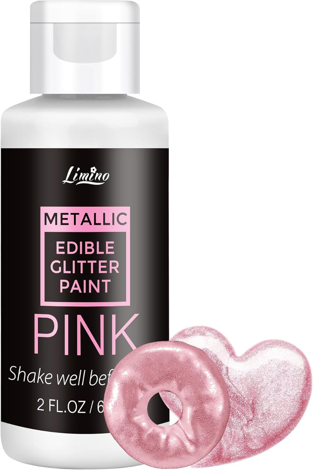 Sclipici comestibil lichid - 6 culori metalice, pudră sclipici comestibilă lichidă pentru decorarea torturilor, copt, macaroane - colorant alimentar metalic, culori sclipici pentru fursecuri, fondant, prăjituri, brioșe