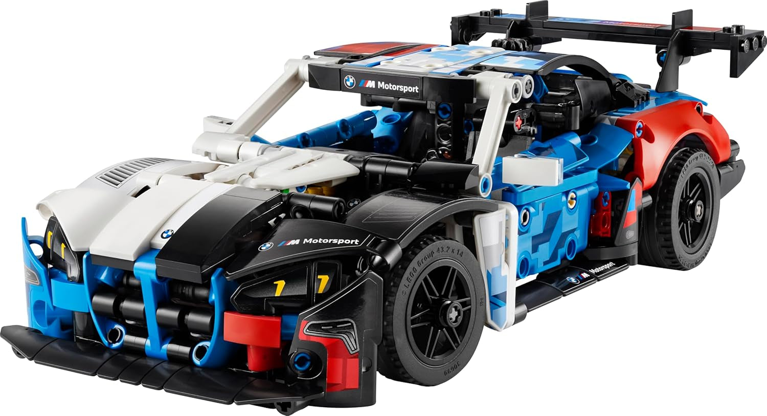 LEGO Technic BMW M4 GT3 EVO Závodní auto - Modellbausatz s motorem V6, řízením a otevřenými dveřmi - Herní dárek pro chlapce od 11 Jahren & Jugendlich Motorsport Fans - 42226