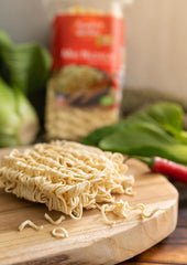 Bambusová zahrada - Mie Noodles | Instantní nudle pro asijskou kuchyni | Ideální pro wok pokrmy nebo polévky Vegani | 250g sáček