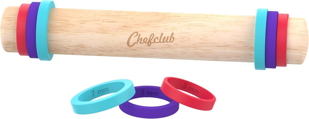 Teigrolle s nastavitelnými kroužky