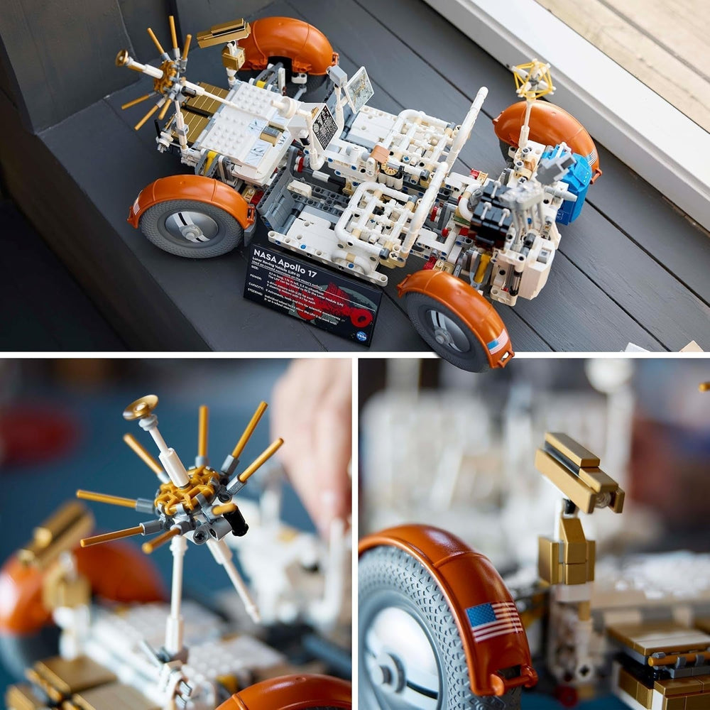 LEGO Technic NASA Apollo Lunar Roving Vehicle (LRV), Lunar Rover Model pro dospělé, Vesmírný sběratelský sběratel pro vědecké nadšence, Stavebnice, Model vesmírného vozidla 42182 Stavebnice Besuche den LEGO-Store