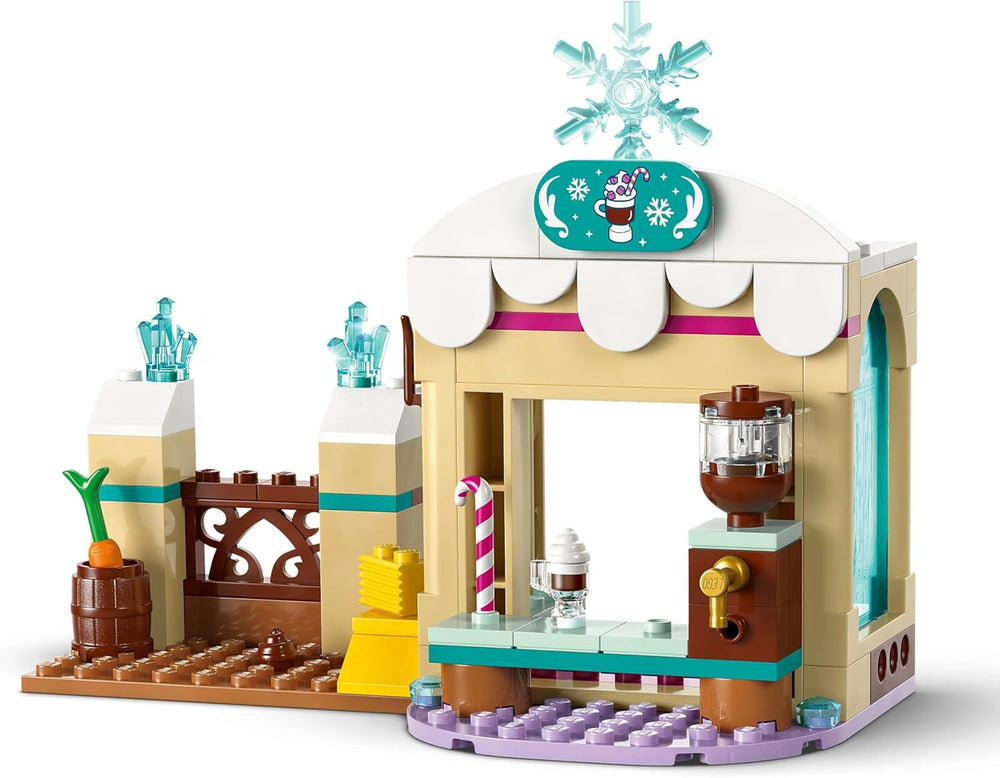 LEGO Ç€ Disney Frozen Dobrodružství na saních Anně, Stavebnice a fantasy sada, Čokoládový stojan s mini panenkami Annou, Kristoffem, Olafem a Svenem, Hračka princezna pro dívky od 4 let 43256 Stavebnice Besuche den LEGO-Store