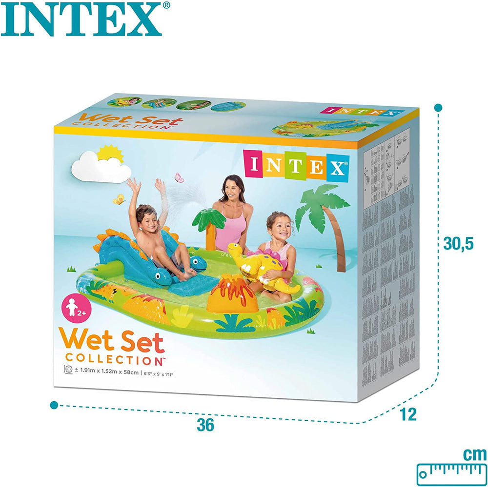 Intex 57166NP nafukovací hřiště s malými dinosaury, vícebarevné