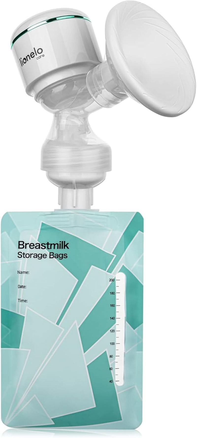 LIONELO Elektrická odsávačka mateřského mléka LIONELO Fidi plus 180 ml, energeticky úsporná přenosná odsávačka, 9 úrovní masáže, doba provozu 150 min Příslušenství Jídlo a kojení Bebe Naty Shop
