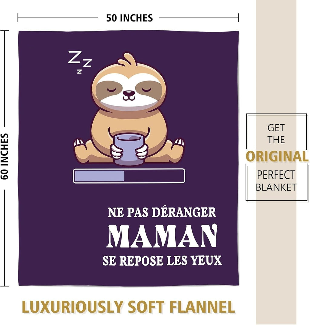 Niyewsor Cadou aniversar, Pentru mama, Pătură fleece, Cadou pentru mama, Idee de cadou pentru Ziua Mamei și Crăciun pentru mama Paturi si Cuverturi Niyewsor