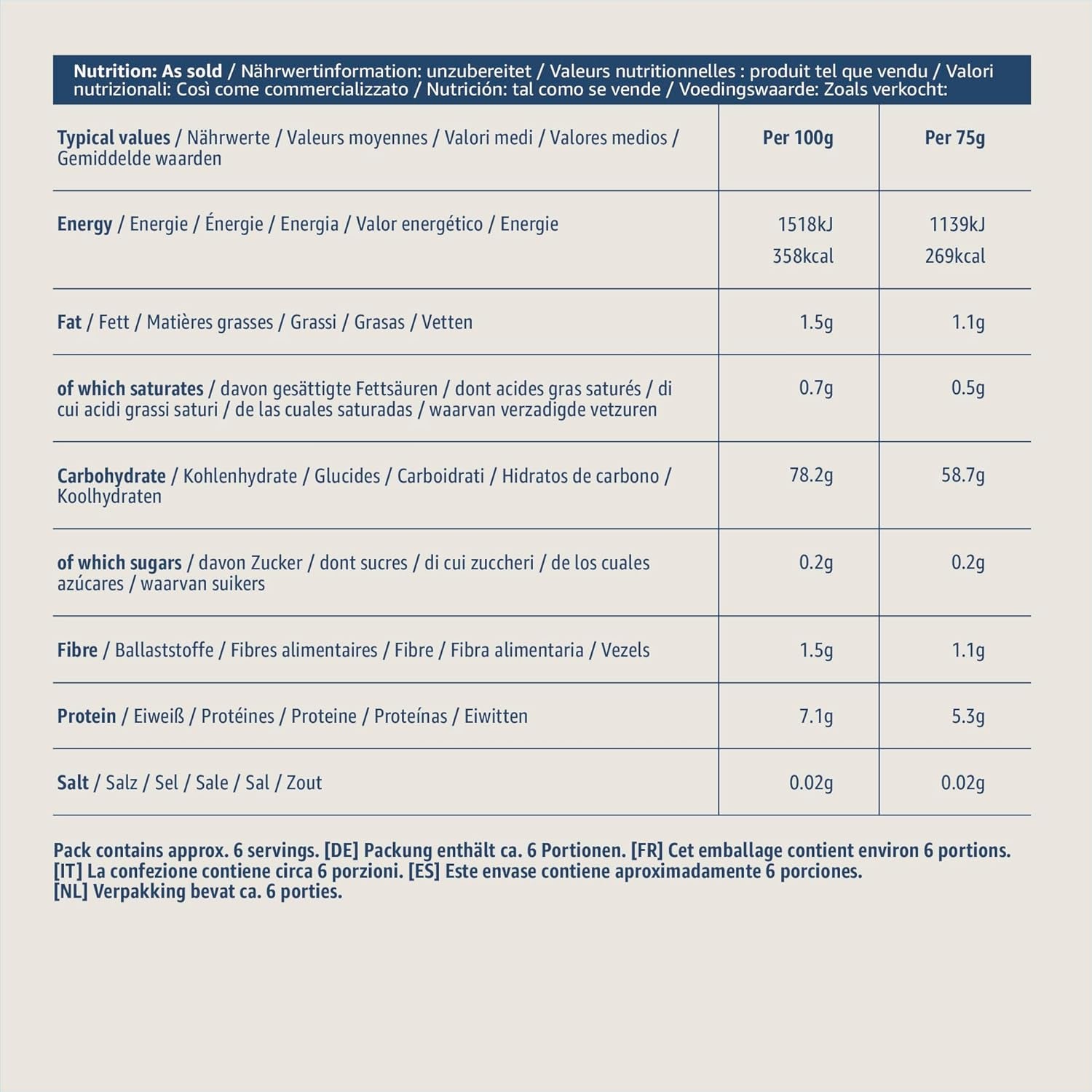 Bezlepkové fusilli z Amazonu, 500g