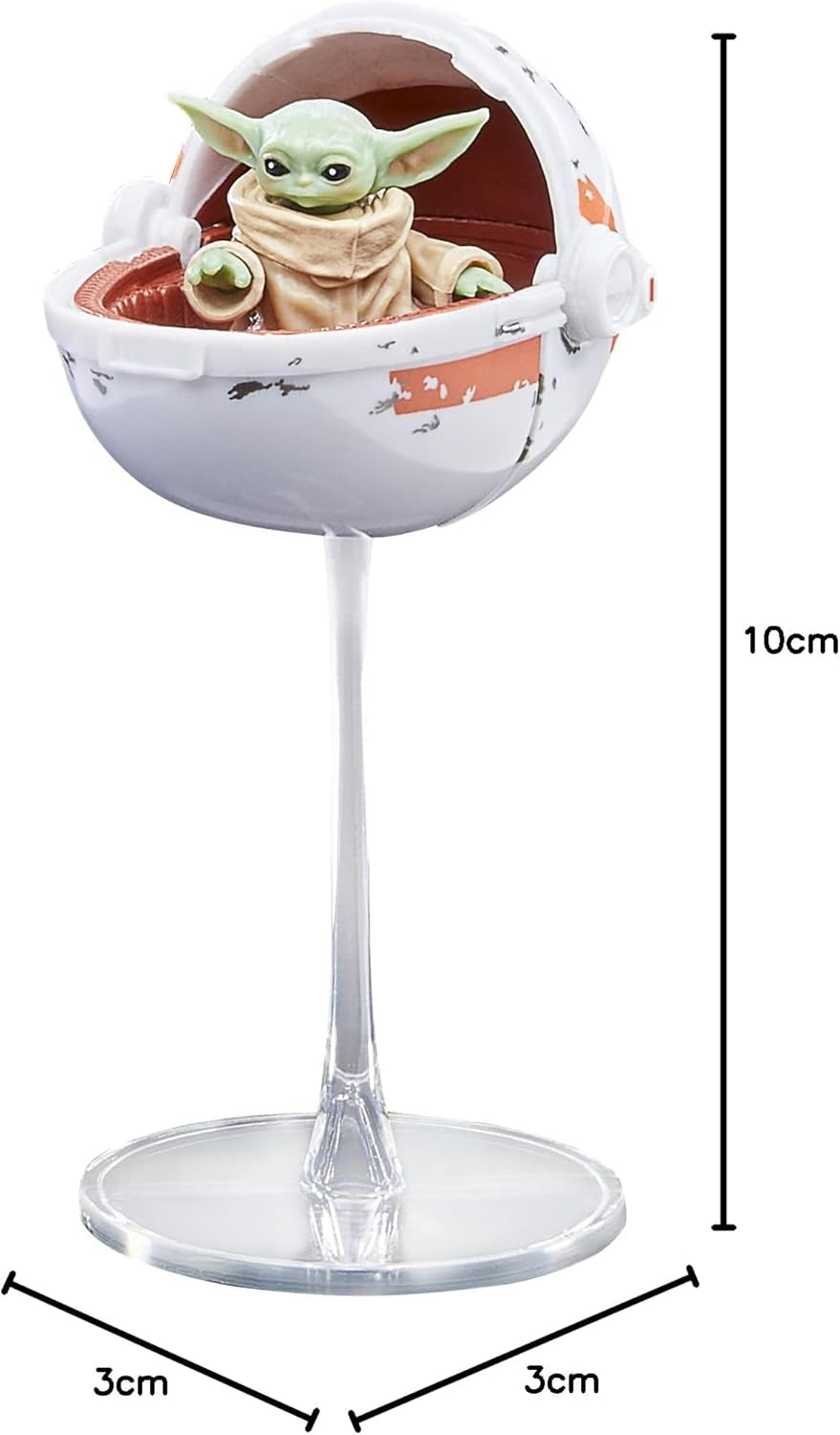 Star Wars Hasbro Black Series Grogu, Figurka Mandaloriana Zu, Vhodné pro 15cm sběratelské akční figurky, Pro děti od 4 let, Multi, F4357 Akční figurky Naty Shop