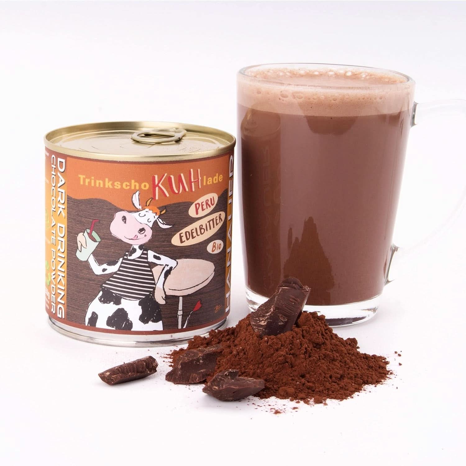 Ciocolată de băut, bio - cutie 250 grame Cacao si Ciocolata Calda Naty Shop Ciocolata cu lapte