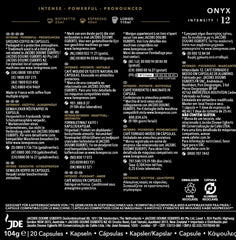 L'OR Espresso Kaffeekapseln Onyx | Intensität 12 | 200 kompatible Kapseln Nespresso (R)* - Amazon Exclusive