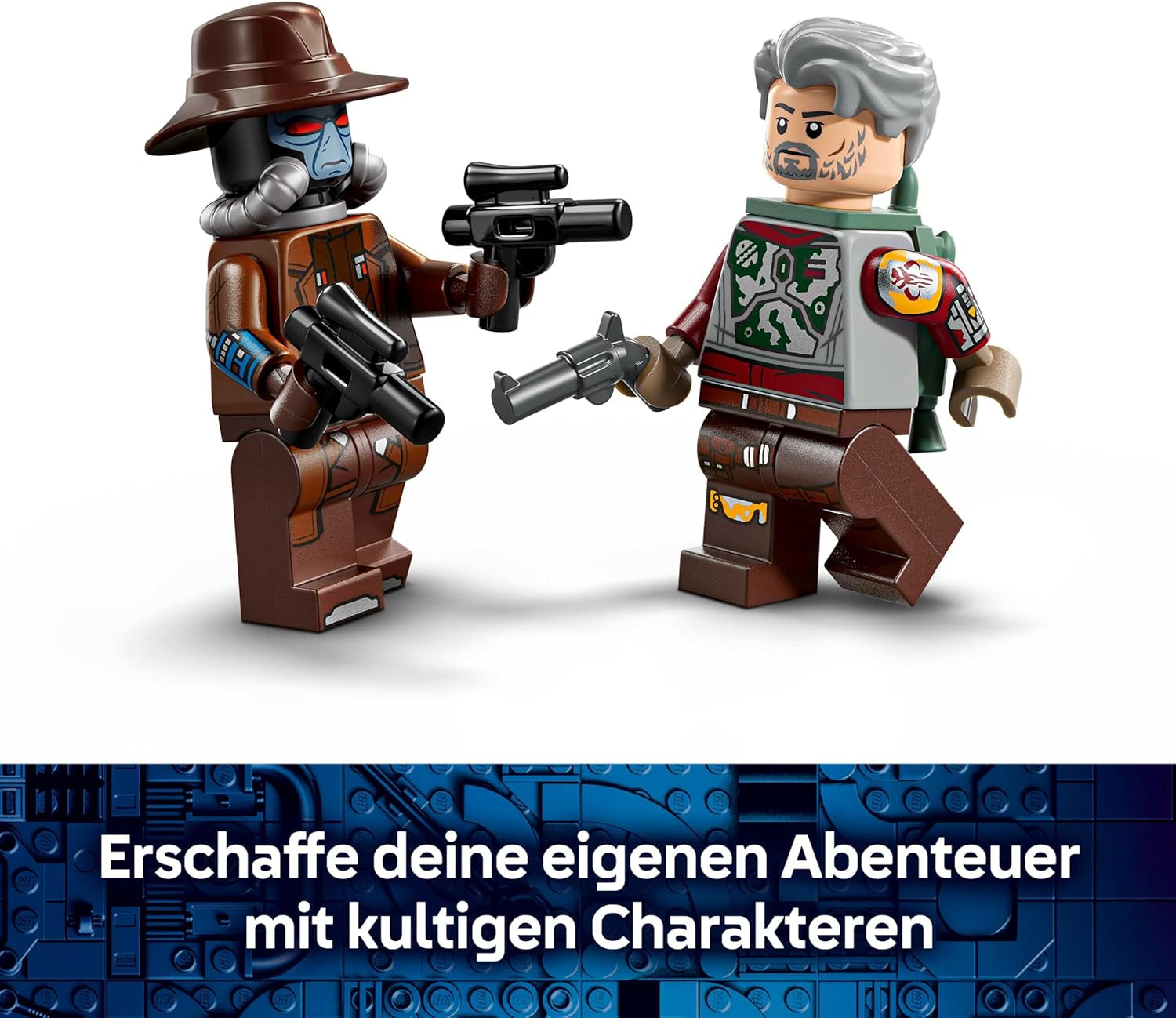 LEGO Star Wars 75437 Cobb Vanths Speeder - vč. Cobb Vanth & Cad Bane Minifiguren sowie Blaster & Jetpack - Geschenk für Jungen ab 7 Jahren und Fans von The Mandalorian