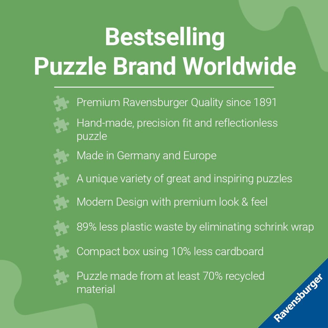 Ravensburger Puzzle 12000885 - Paris în zori - puzzle jigsaw de 1000 de piese pentru adulți și copii de peste 14 ani Puzzle Naty Shop