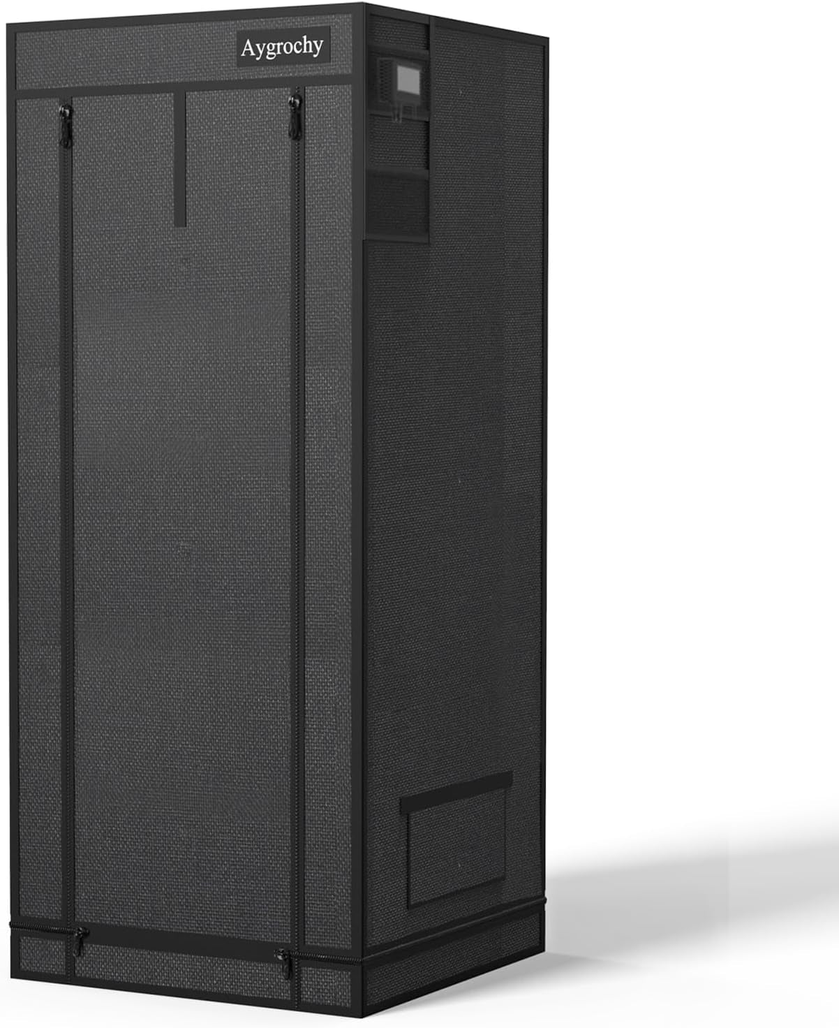 Aygrochy Grow stan 60x60x160cm vnitřní pěstební stan s reflexním bílým PEVA odnímatelným spodním tácem pro prostor pro pěstování rostlin