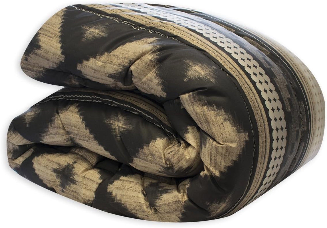 Bleu Câlin dvoubarevná oboustranná přikrývka pro 2 osoby, mikrovlákno, vínová/pepřová, 220X240 cm Přikrývky a přikrývky Naty Shop Okrová/šedá 220 X 240 Cm