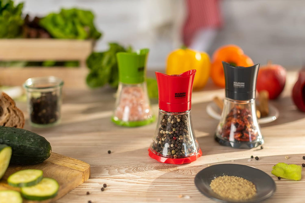 KUHN RIKON mlýnek na koření Mini (zelený), plastový, 12 X 12 X 8 cm Mlýnky a kráječe Naty Shop