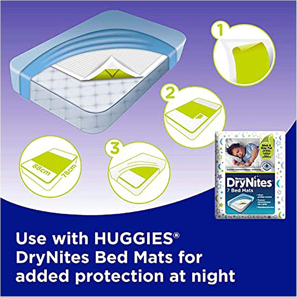 Huggies Drynites Boys 8-15 let, 9 kusů (balení 2 ks) Naty Shop