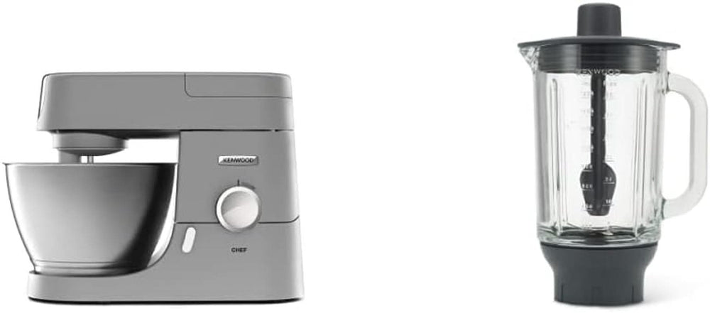 Kuchyňský robot Kenwood Chef KVC3110S, 4,6 l nerezová mixovací mísa Mother & Baby Naty Shop Chef 4,6 l skleněný mixér nástavec Balení 1000 W