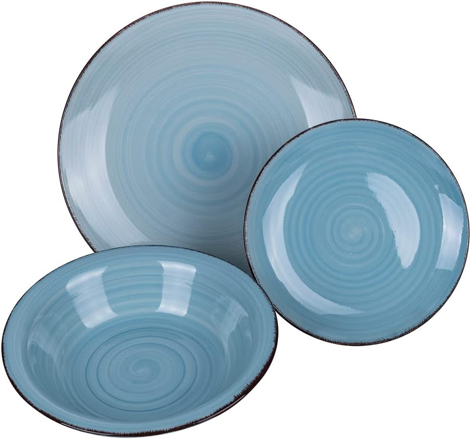 VDE  1996 Baita Acqua Ocean 5907301 Tafelservice aus Steingut, 18-teilig