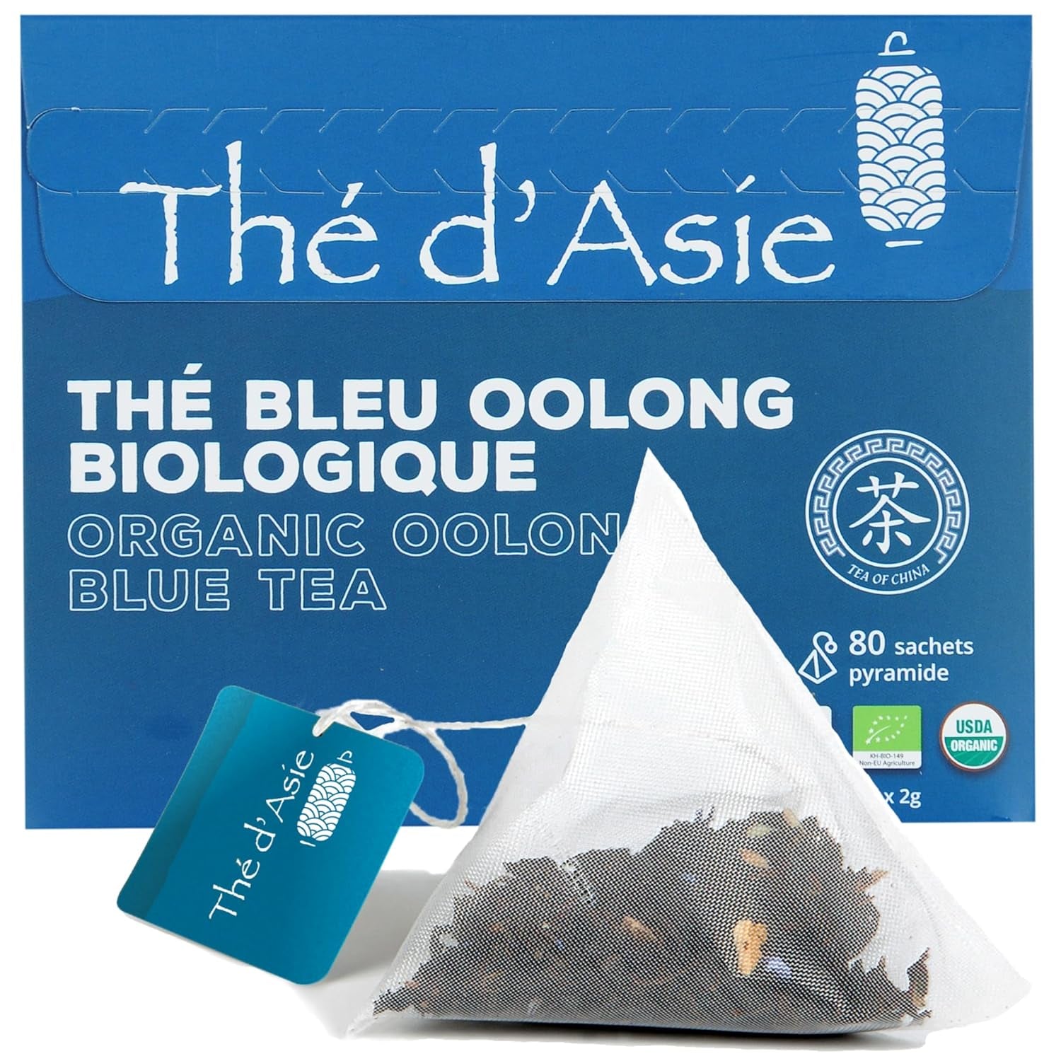 Khla - Ceai Oolong Bio 100 G - Ceai albastru - Ceai natural vrac - Ceai asiatic organic - Vrac și tăiat - Ceai din plante și infuzie - Din China