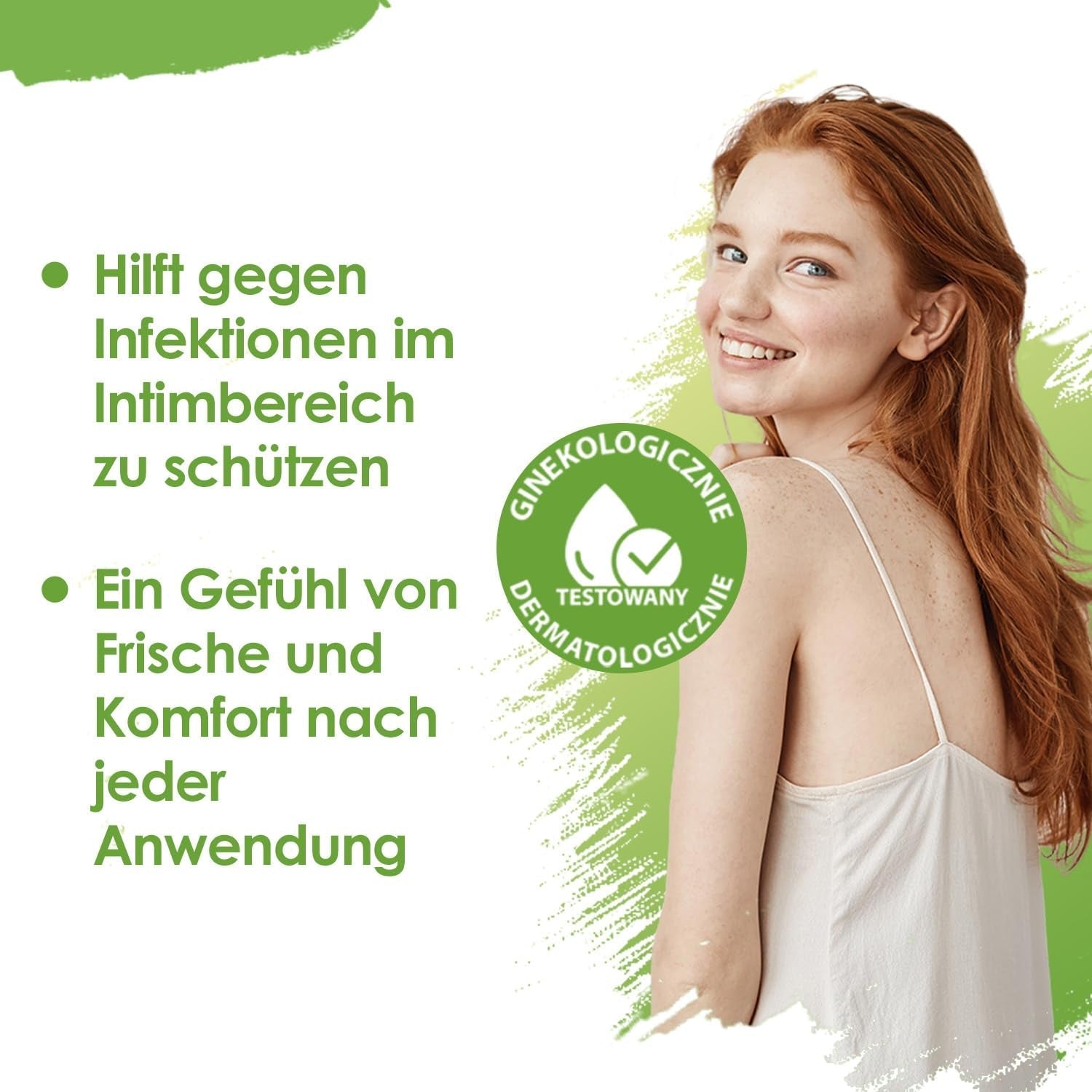 OLA hârtie igienică umedă - (1X40 bucăți) Șervețele umede - extract de mușețel și acid lactic, spălabile, piele sensibilă - 40 bucăți