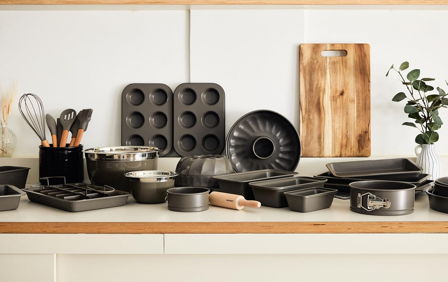 BERGNER BAKING LOVERS - Set Von 2 X 6 Cup Muffinformen - Kohlenstoffstahl Mit Ilag Essential, PFOA Frei, Leicht Zu Reinigen Formy a plechy na pečení Naty Shop