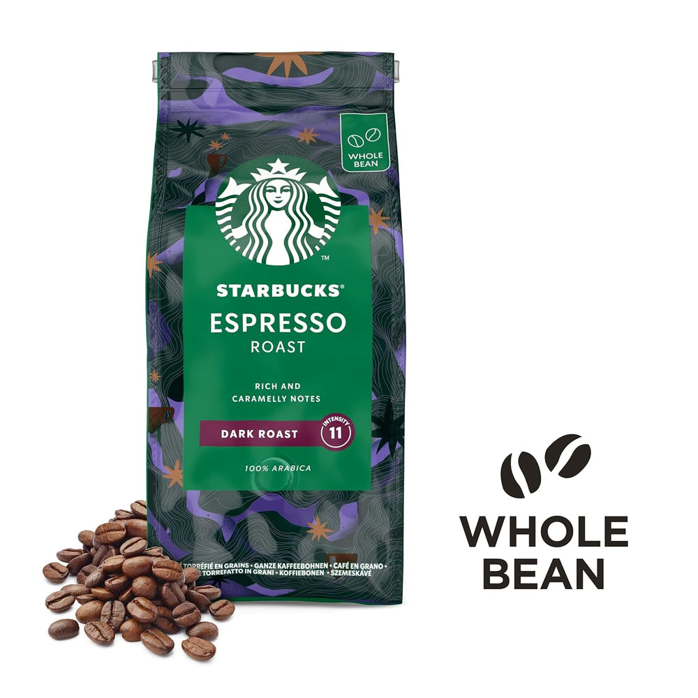 STARBUCKS Espresso Roast, Dark Roast, boabe de cafea întregi Cafea Naty Shop