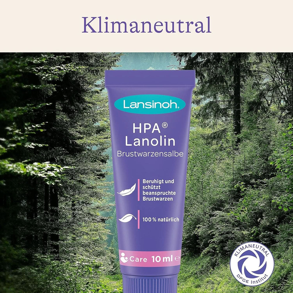 Lansinoh HPA Lanolin Brustwarzensalbe, 10 ml - 100% Natürlich - Beruhigt & Schützt Beanspruchte Brustwarzen - Klimaneutral, 10940, Farblos Příslušenství Jídlo a kojení Baby Naty Shop